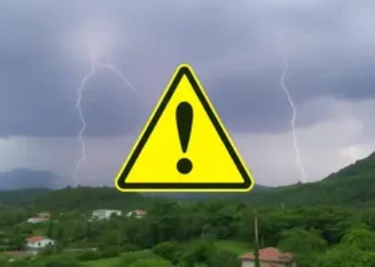 alerta amarelo de tempestade