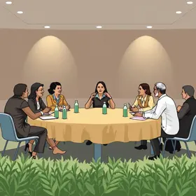 Mesa redonda sobre meio ambiente