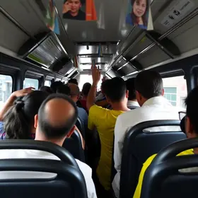 ônibus lotados linha 659