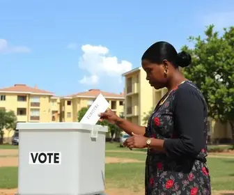 votação no E.E. Residencial Bordon